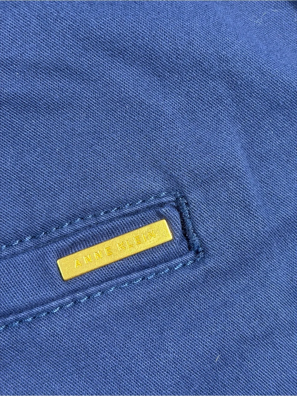 Anne Klein Navy sailor‎ Shorts with Gold Button Details